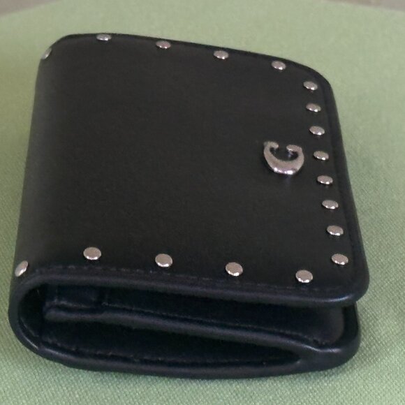 COACH SLIM CARD CASE WITH RIVETS:NWT BLACK  CU710 (see note) - Picture 10 of 16